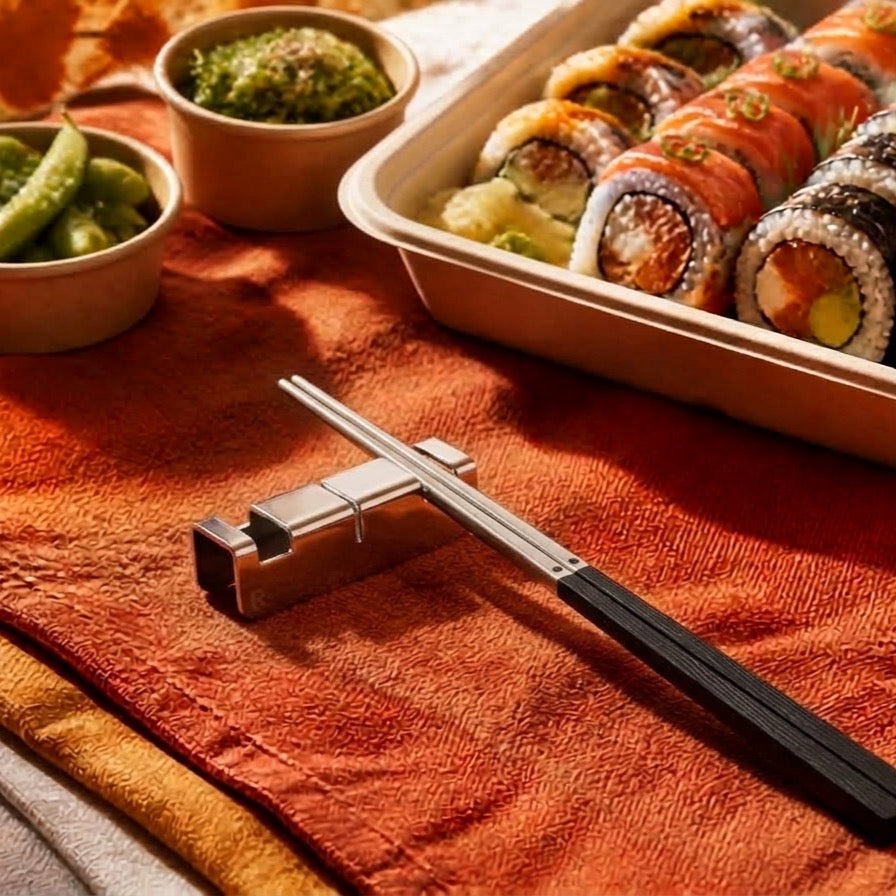 The Best Gift for Food Lovers: Stainless Steel Chopsticks & Flatware Rests